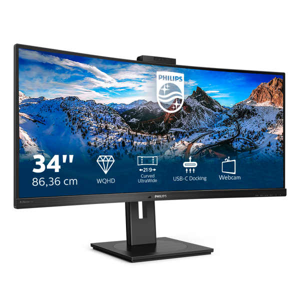 Philips P Line 346p1crh/00 Led Display 86,4 Cm (34") 3440 X 1440 Pixel Ultrawide Quad Hd Nero - Image 3