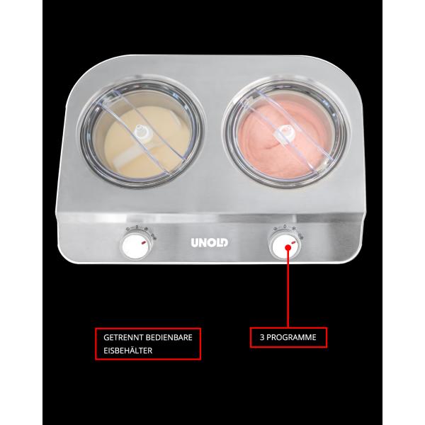Unold 48830 Eismaschine Doppio Bianco - Image 3