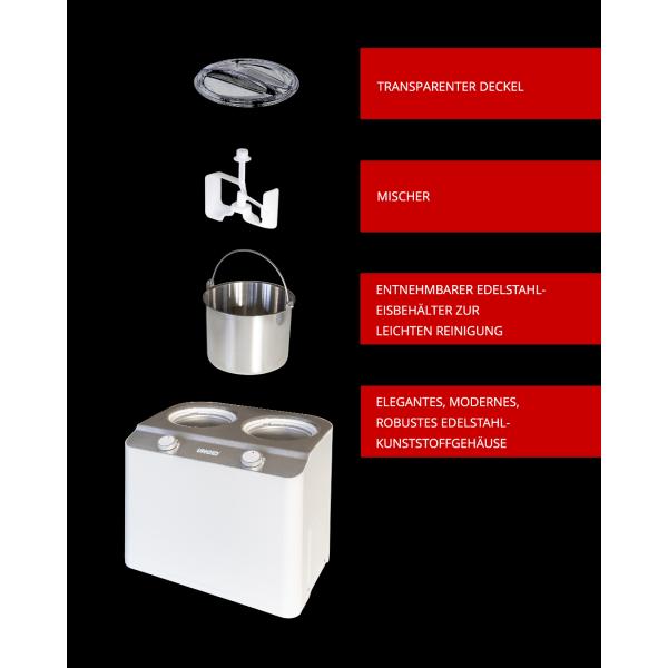 Unold 48830 Eismaschine Doppio Bianco - Image 4