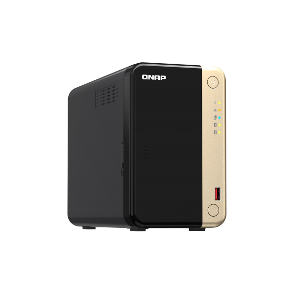 Qnap TS-264 Nas Tower Collegamento Ethernet Lan Nero, Oro N5095 - Image 4