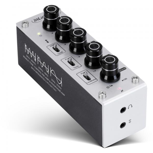 Inline Ampeq Mobile, Hires Audio KopfhöreR-Verstärker Und Equalizer, 3,5mm Klinke, Mit Akku
