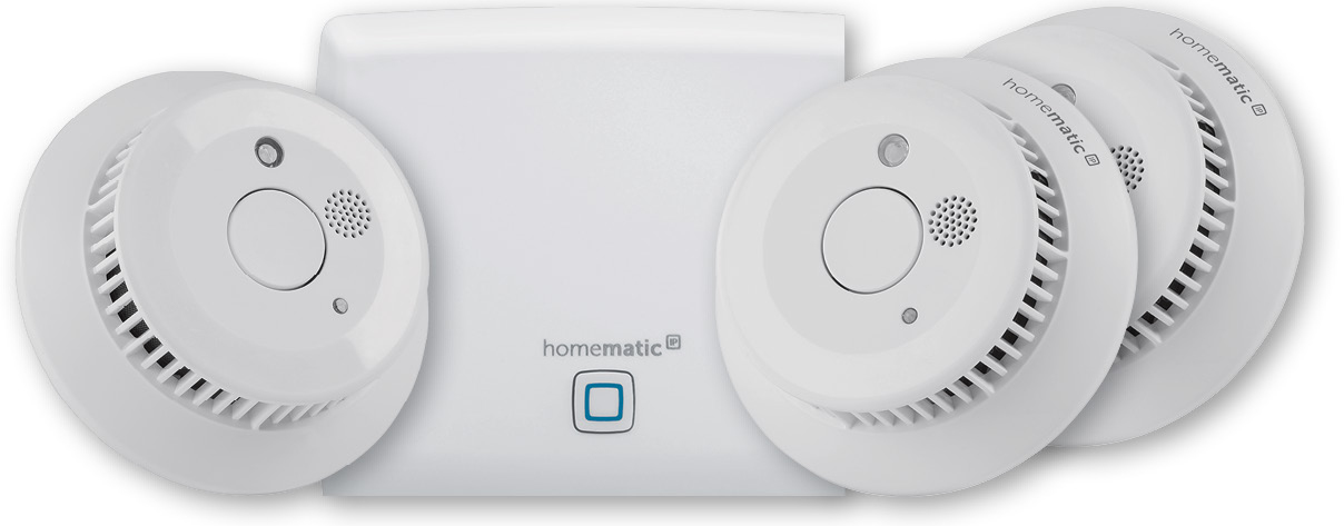 HomematiC-Ip Starterset Rauchwarnmelder § Accesspoint Mit 3 Rauchwarnmeldern