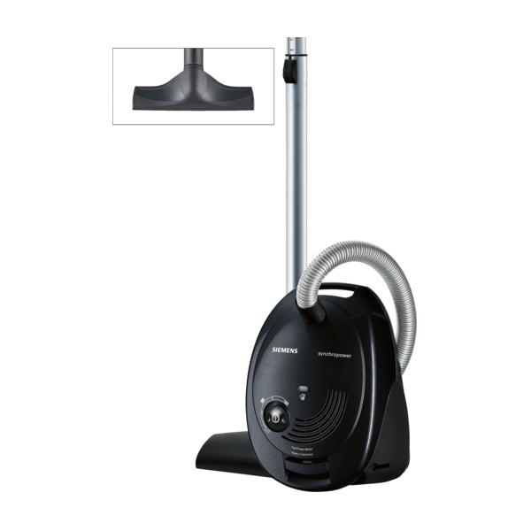 Siemens Vs06a212 Synchropower Bodenstaubsauger Mit Beutel Eek A Schwarz