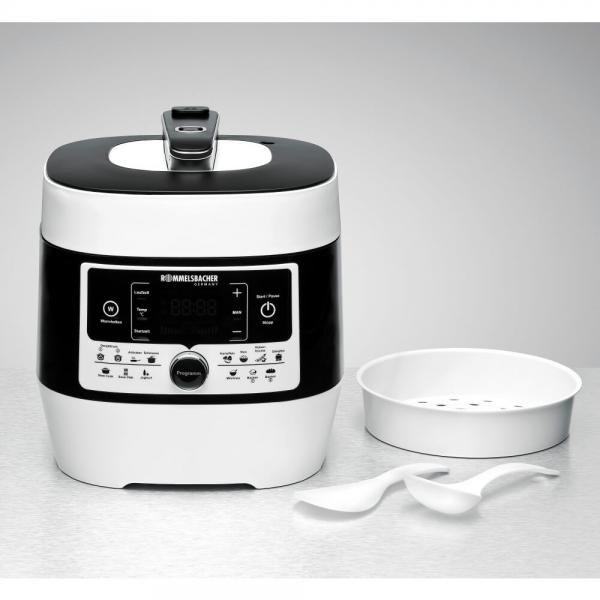Rommelsbacher Multikocher Md 1000 1000w Wh/bk - Image 3