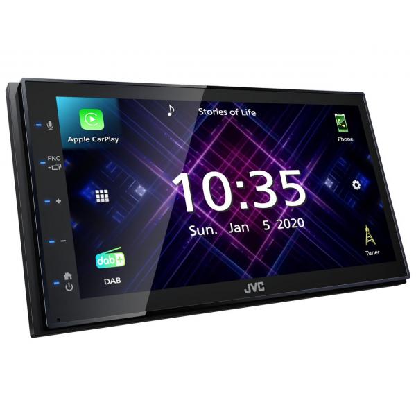 Jvc Kwm565dbt DoppeL-Din Moniceiver Anschluss Für Rückfahrkamera, Dab+ Tuner, Bluetooth®-Freisp