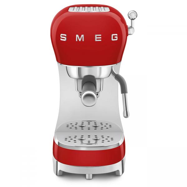 Smeg Ecf02rdeu Siebträger EspressO-/kaffemaschine Rot, Einfacher Oder Doppelter Espresso, Einfacher