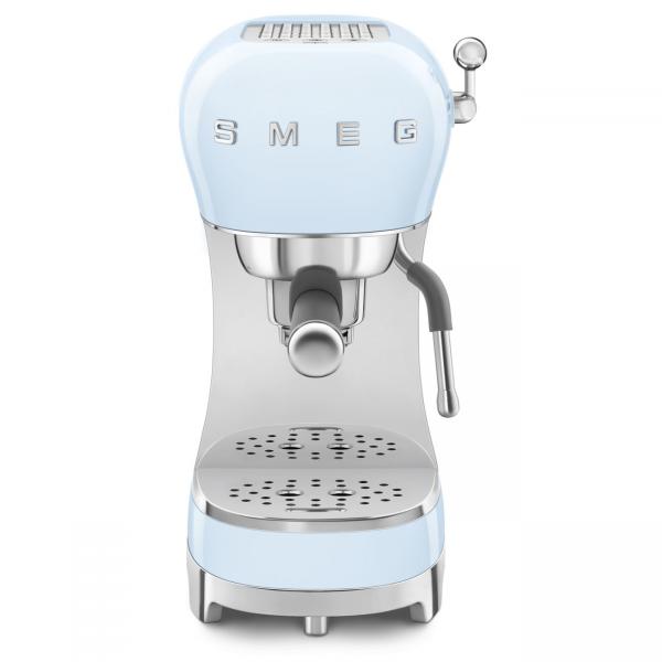 Smeg Ecf02pbeu Siebträger EspressO-/kaffemaschine Pastellblau, Einfacher Oder Doppelter Espresso, ei