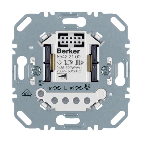 Berker Gmbh Berker Universal Tastdimmer 85422100 2fach (auch Für Led 12-54 Watt Je Kanal