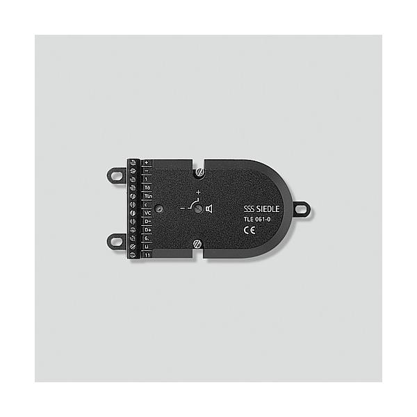 Siedle & Söhne Einbautürlautsprecher Tle 061-01 Schwarz 4918