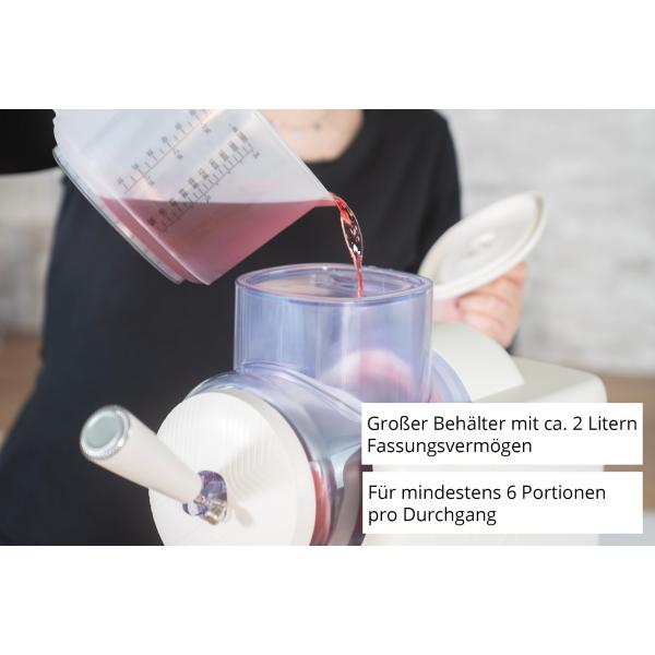 Unold 48950 2in1 SlusH- & Softeismaschine Sofie, Weiß, 1,5l - Image 4