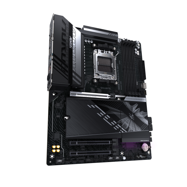 Gigabyte B850 Aorus Elite Wifi7 Scheda Madre - Cpu Amd Ryzen Serie 9000, Vrm Digitale 14+2+2 Fasi, Fino A 8200mhz Ddr5 (oc), 1xpcie 5.0 + 2xpcie 4.0 - Image 3