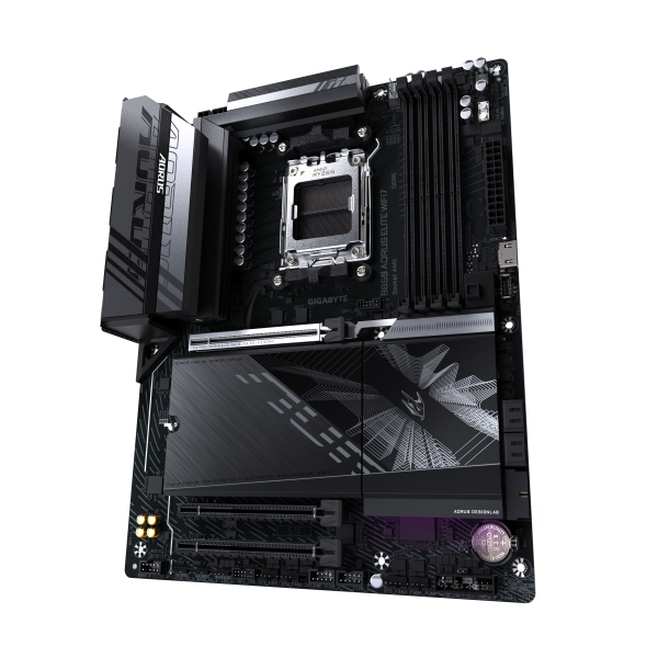 Gigabyte B850 Aorus Elite Wifi7 Scheda Madre - Cpu Amd Ryzen Serie 9000, Vrm Digitale 14+2+2 Fasi, Fino A 8200mhz Ddr5 (oc), 1xpcie 5.0 + 2xpcie 4.0 - Image 4