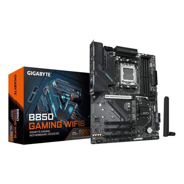 Gigabyte B850 Gaming Wifi6 Scheda Madre - Cpu Amd Ryzen Serie 9000, Vrm Digitale 6+2+2 Fasi, Fino A 8200mhz Ddr5 (oc), 1xpcie 5.0 + 2xpcie 4.0 M.2, L