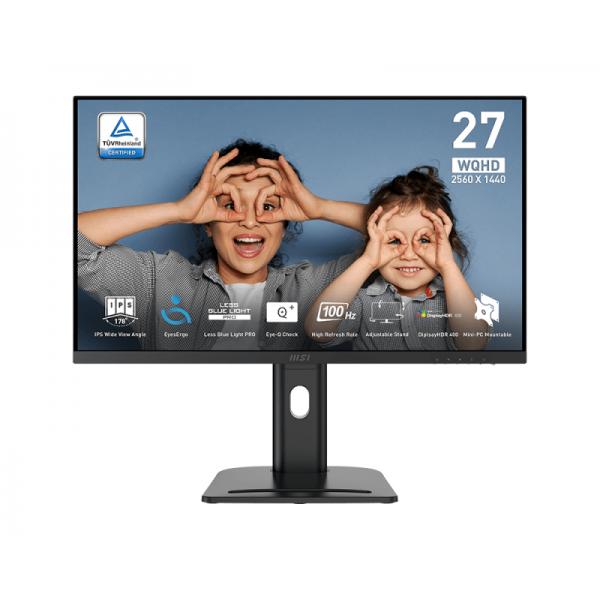 Msi Pro Mp273qpde E2 Monitor Pc 68,6 Cm (27") 2560 X 1440 Pixel Wide Quad Hd Lcd Nero