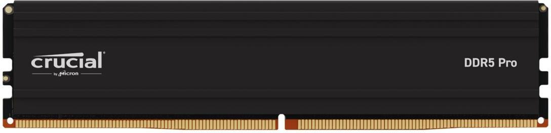 Crucial - Ddr5 - Modul - 48 Gb - Dimm 288-Pin - 5600 Mhz / Pc5-44800 - Cl46 - 1.1 V - Ungepuffert - ON-Die Ecc - Schwarz (cp48g56c46u5t)