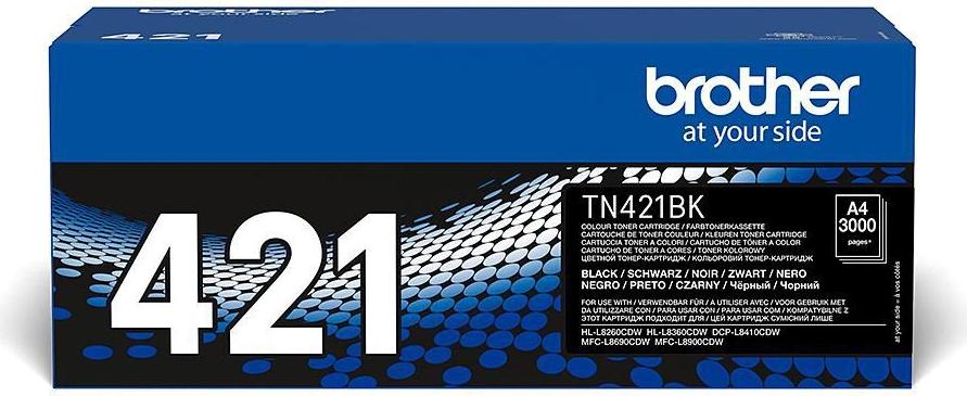 Brother Toner, Black Pages 3.000 (tN-421bk)