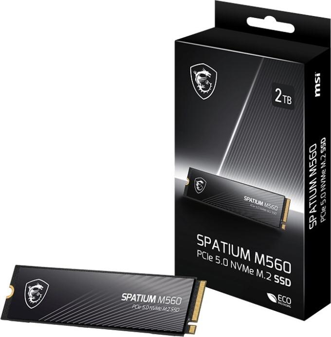 Msi Spatium M560 Pcie 5.0 Nvme M.2 2 Tb Pci Express 5.0 3d Nand (s78-440q940-P83)