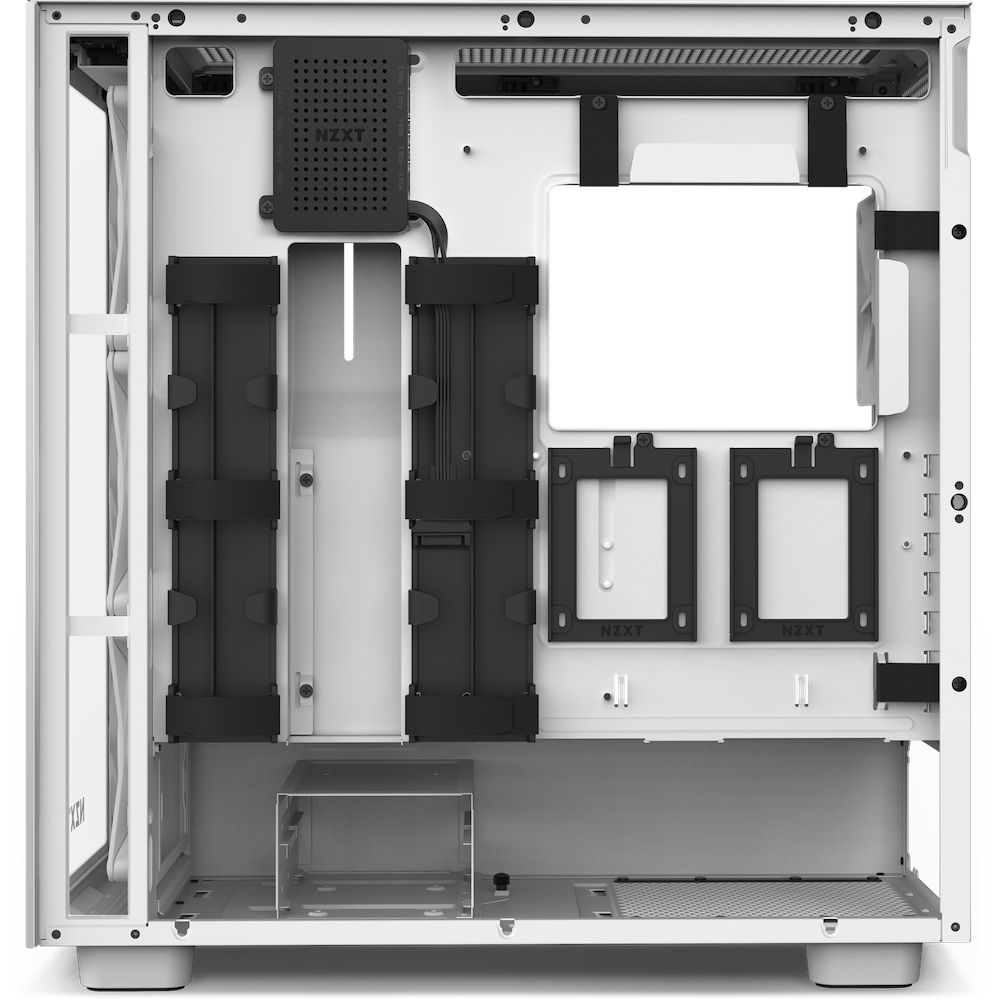 Nzxt CM-H71eW-02 - Midi Tower - Pc - Weiß - Atx - Micro Atx - MinI-Atx - 120,140 Mm - 1x 140 Mm - 1x 120 Mm - 2x 140 Mm - 3x 120 Mm - 3x 140 Mm (cM-H