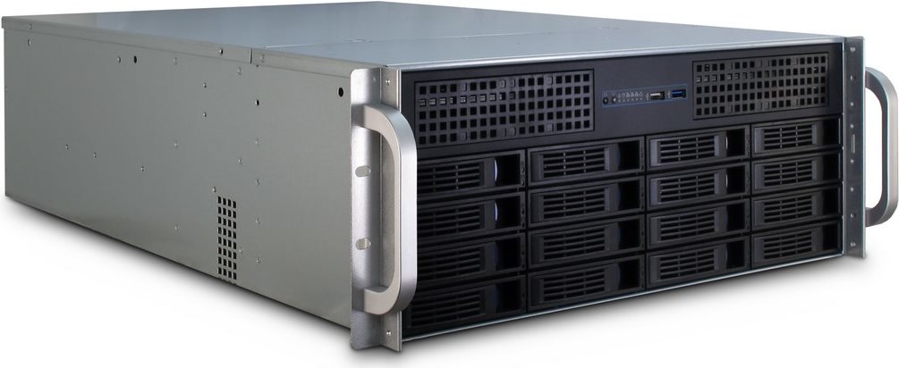 InteR-Tech Ipc 4U-4416 - RacK-Montage - 4u - E-Atx / Ssi Eeb - Keine Spannungsversorgung (atx) - Usb (88887120)