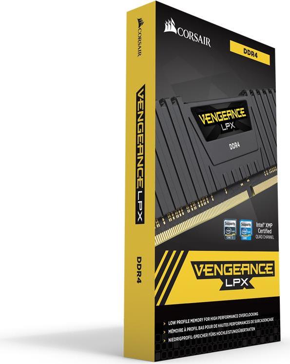 Corsair Ddr4 64gb Pc 3200 Cl16 Kit (4x16gb) Vengeance Lpx (cmk64gx4m4e3200c16)