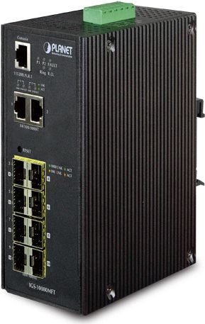 Planet IgS-10080mft - Switch - Managed - 8 X Sfp + 2 X 10/100/1000 - An DiN-Schiene Montierbar