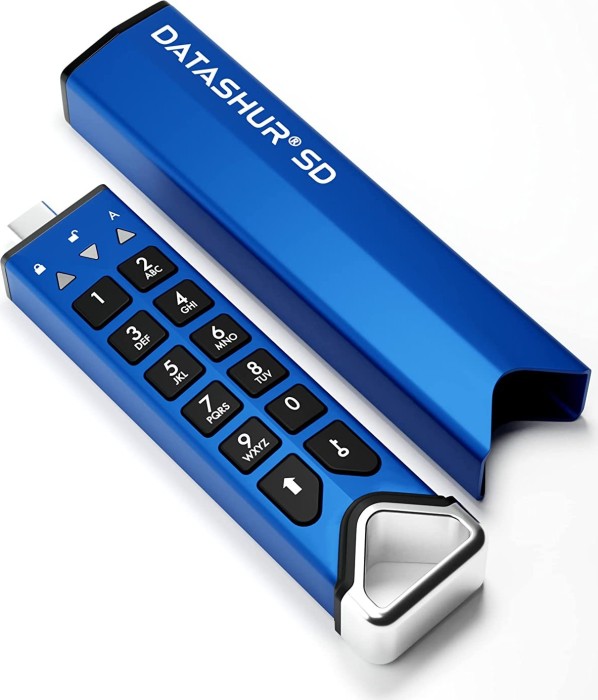 Istorage Datashur Sd - Usb Flash Drive With BuilT-In Microsd Card Reader - Verschlüsselt - UsB-C 3.2 Gen 1