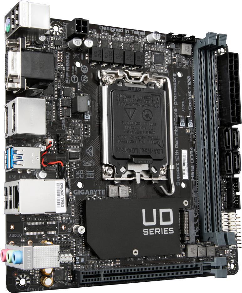 Gigabyte H610i Ddr4 - Intel - Lga 1700 - Intel® Celeron® - Intel® Core™ I3 - Intel Core I5 - Intel Core I7 - Intel Core I9 - Intel® Pentium®g - Lga 1