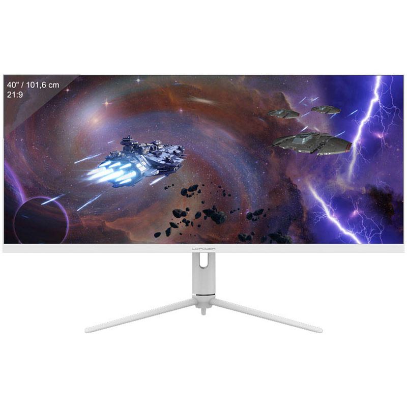 LC-Power LC-M40-UwqhD-144 Computerbildschirm 101,6 Cm (40" ) 3440 X 1440 Pixel Ultrawide Quad Hd Weiß (lC-M40-UwqhD-144)
