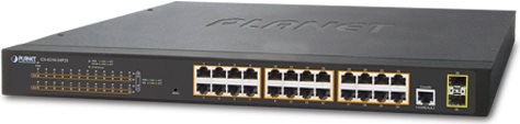 Planet GS-4210-24p2s - Switch - Verwaltet - 24 X 10/100/1000 (poe+) + 2 X Gigabit Sfp - An Rack Montierbar - Poe+ (gS-4210-24p2s)