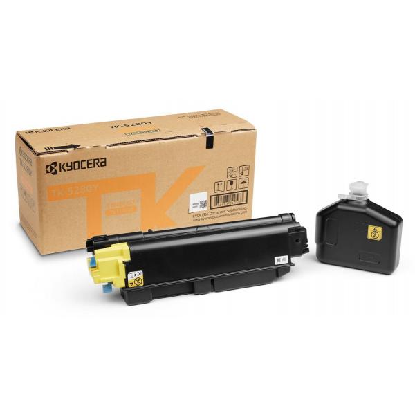 Kyocera TK-5280y Cartuccia Toner 1 Pz Originale Giallo (kyocera Yellow Toner Cassette For Ecosys M6235cidn)