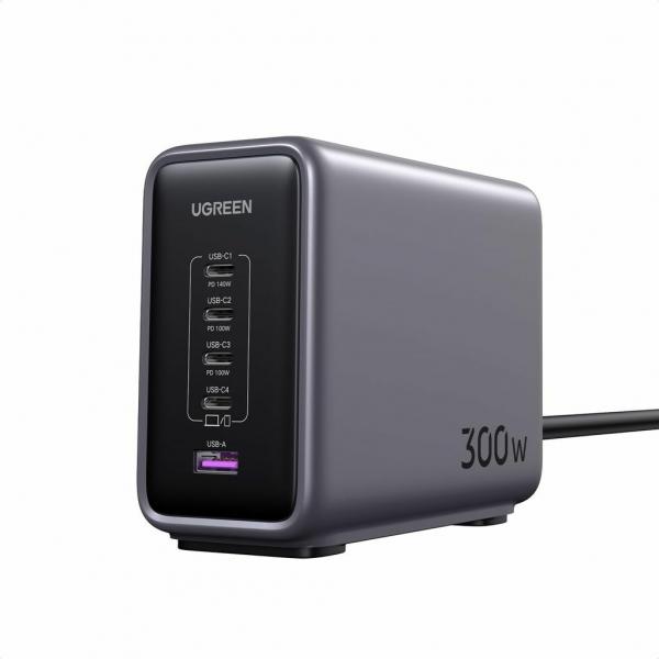 Ugreen Nexode 300w 5-Port Pd Gan Fast Charger