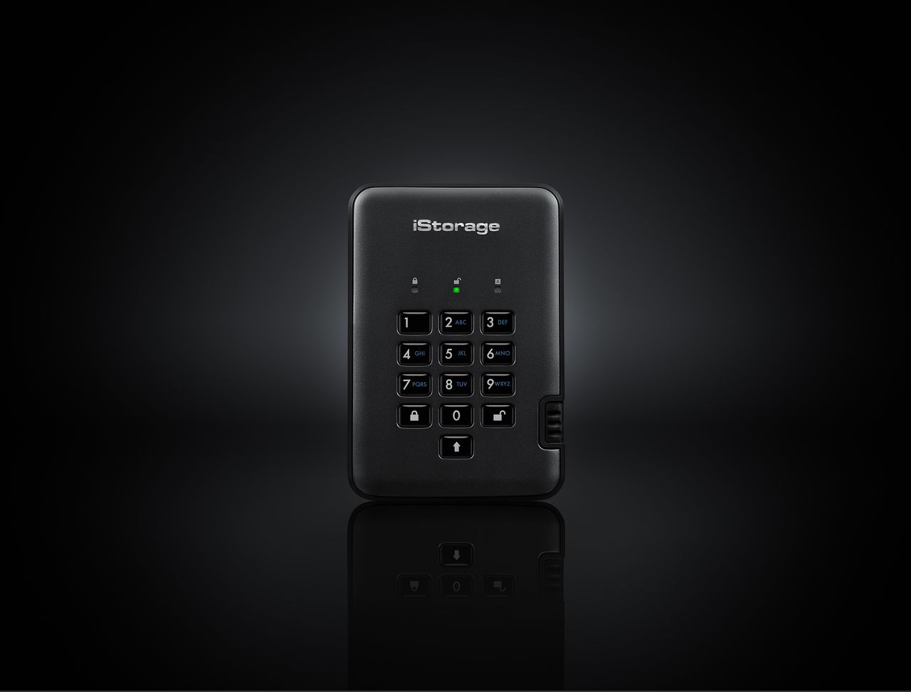 Istorage Diskashur Pro 2 - Festplatte - Verschlüsselt - 1tb - Extern (tragbar) - Usb 3,1 - Fips 197 - Fips 140-2 Level 3, 256-Bit AeS-Xts (iS-Dap2-25