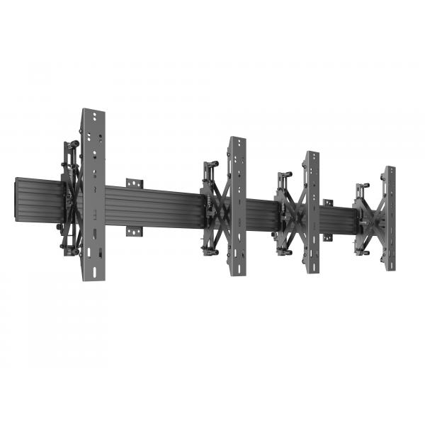 Multibrackets 4122 Supporto Per Display Espositivi 165,1 Cm [65] Nero (multibrackets M Wallmount Pro Mbw2u Push In Pop Out Black)