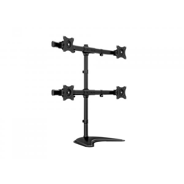 Multibrackets 3347 Supporti A Parete Per Tv 68,6 Cm [27] Scrivania Nero (multibrackets M Deskstand Basic Quad -)