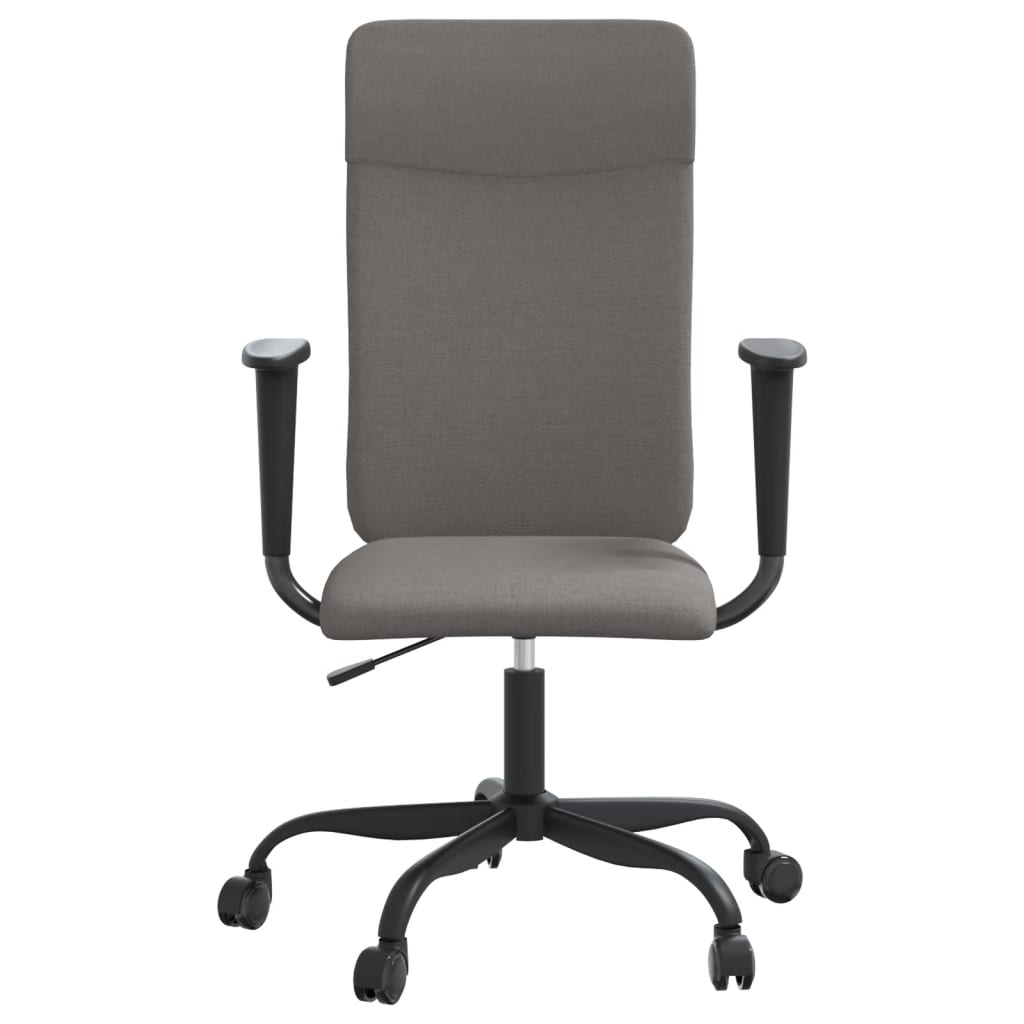 Sedia Da Ufficio Regolabile Grigio Scuro In Rete E Similpelle - Image 3