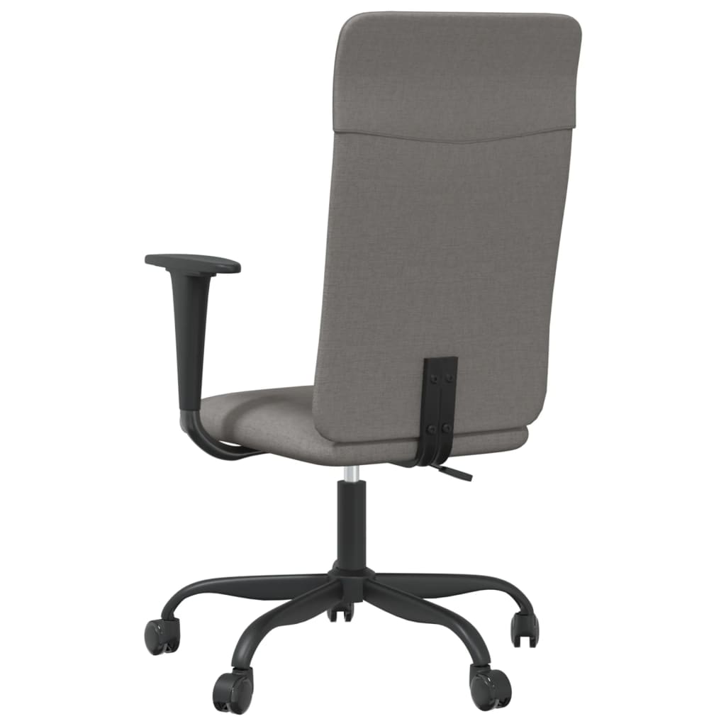 Sedia Da Ufficio Regolabile Grigio Scuro In Rete E Similpelle - Image 4