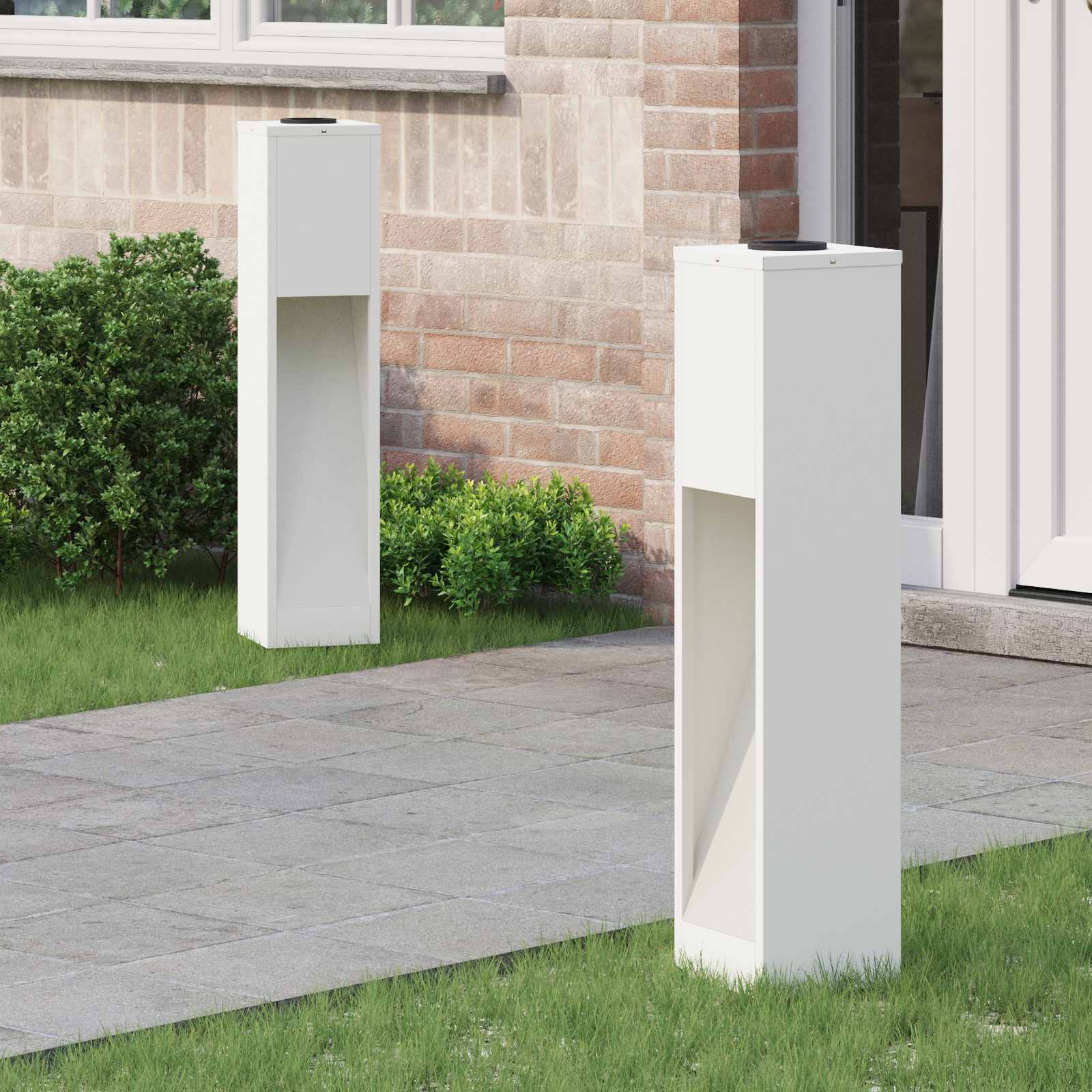 Lucina Led Solare Da Percorso 2 Pcs Bianco