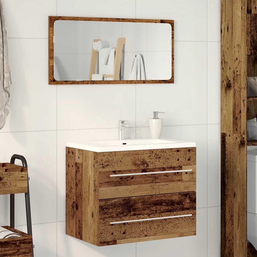 Mobile Lavabo Da Bagno Legno Antico 60x38,5x48 Cm In Truciolato - Image 3
