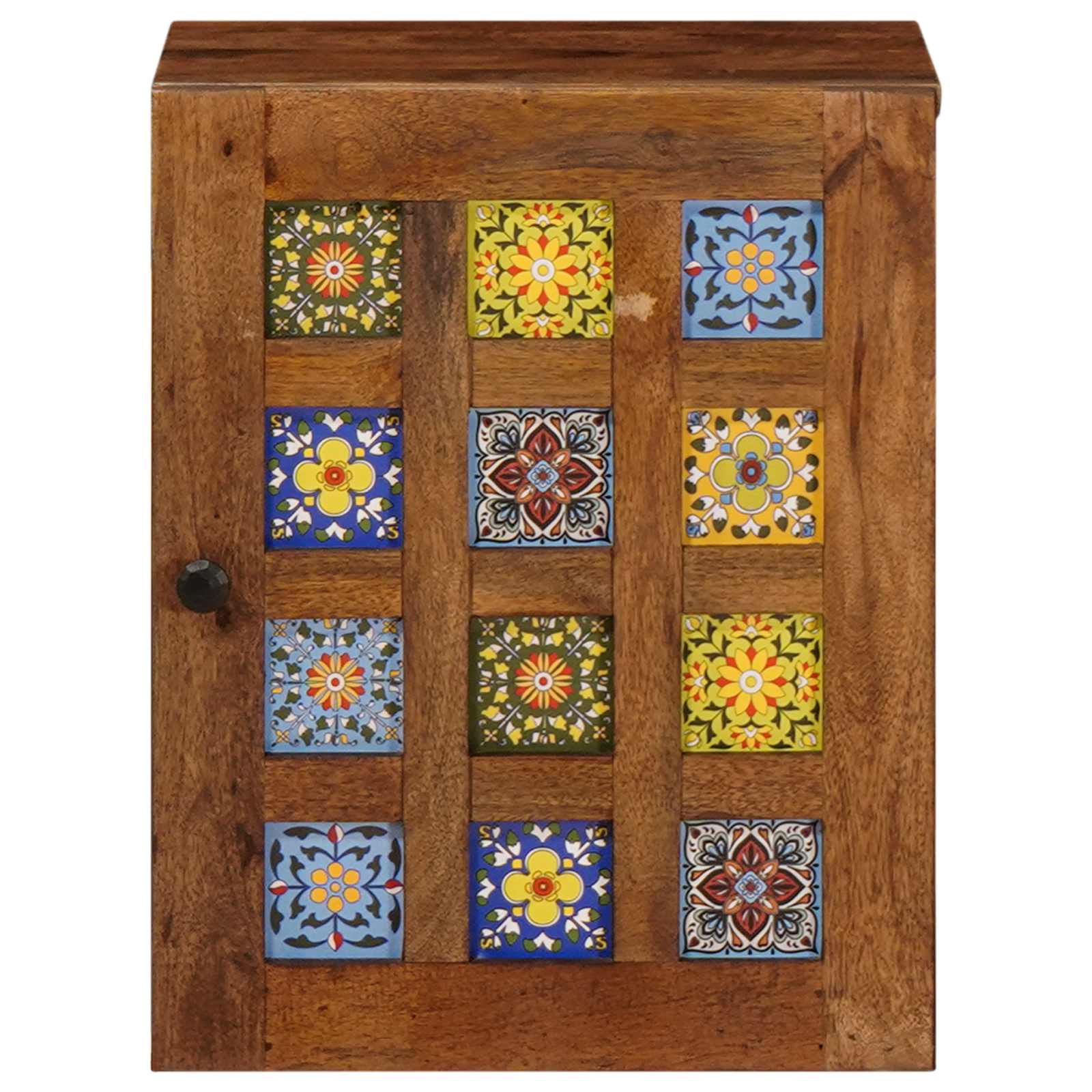 Mobile Appeso Da Bagno Con Archiviazione Noce 38 X 33,5 X 48 cm - Image 3