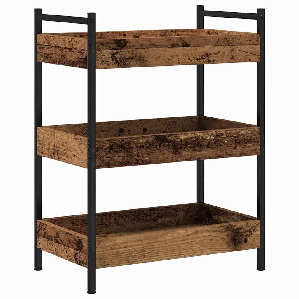 Carrello Da Cucina Legno Vecchio 50 X 30 X 70 cm - Image 5