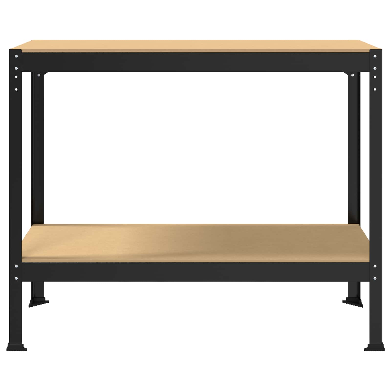 Banchi Da Lavoro Nero 81 X 41 X 145 Cm Legno Multistrato - Image 5