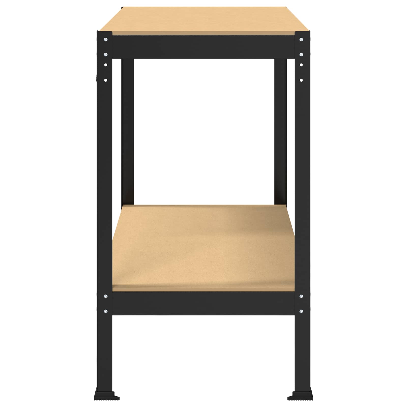 Banchi Da Lavoro Nero 81 X 41 X 145 Cm Legno Multistrato - Image 6