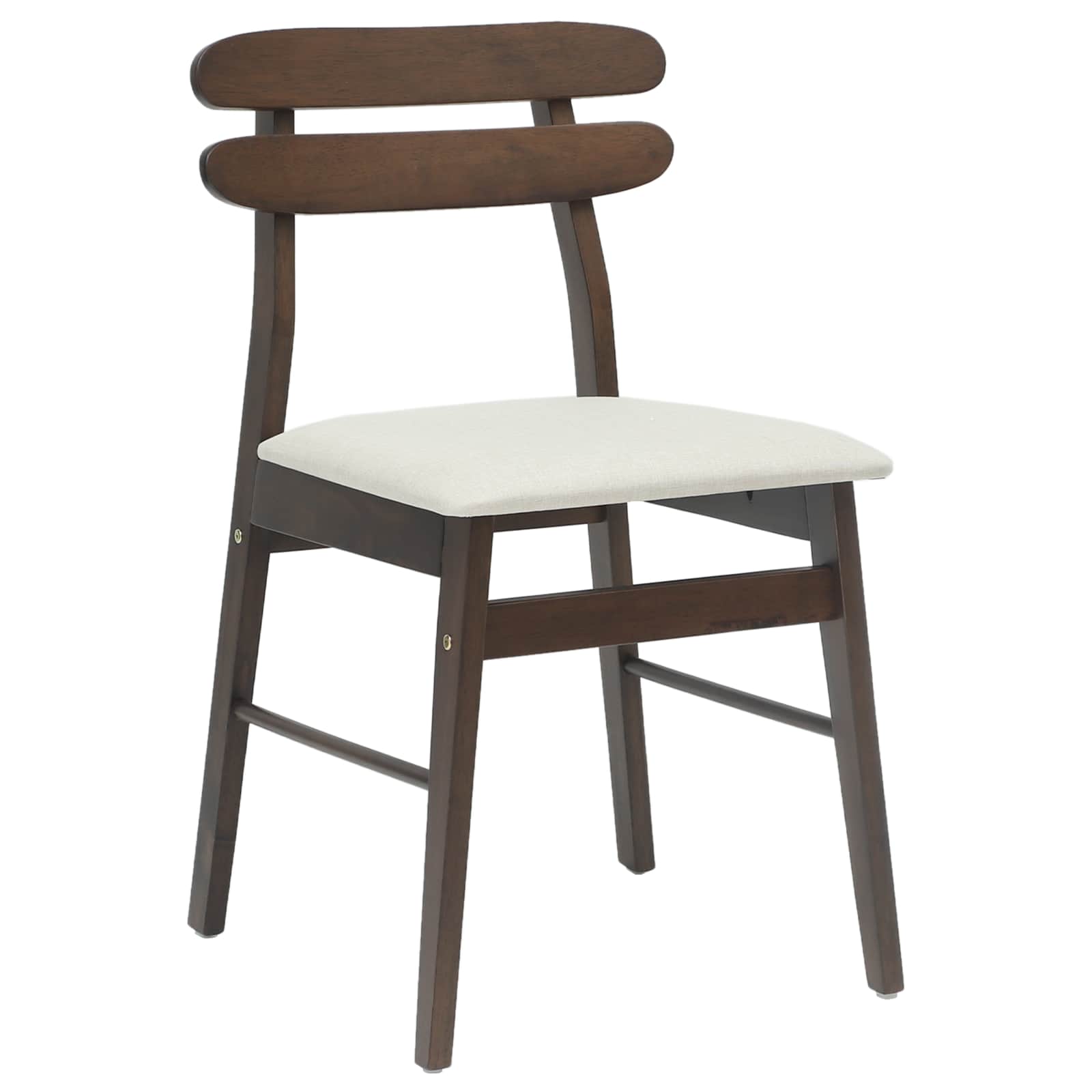Sedia Da Pranzo 2 Pcs Marrone Chiaro E Chiaro - Image 4