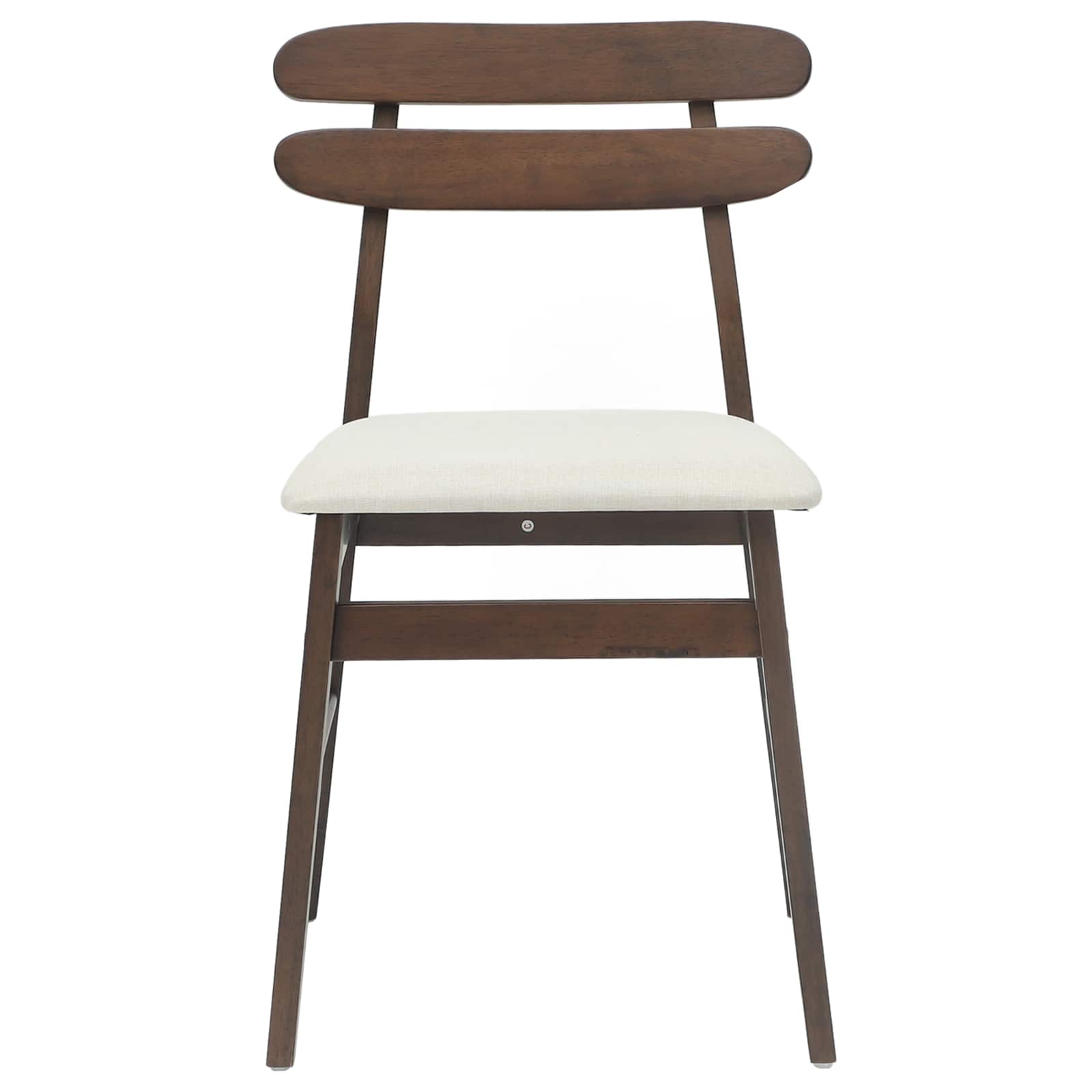 Sedia Da Pranzo 2 Pcs Marrone Chiaro E Chiaro - Image 5