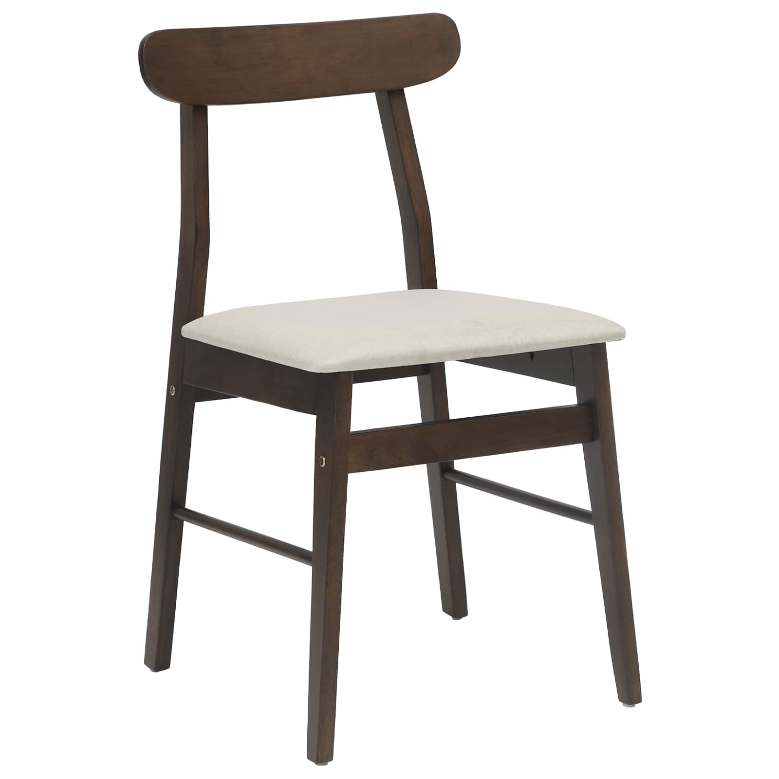 Sedia Da Pranzo 2 Pcs Marrone Chiaro E Chiaro - Image 4