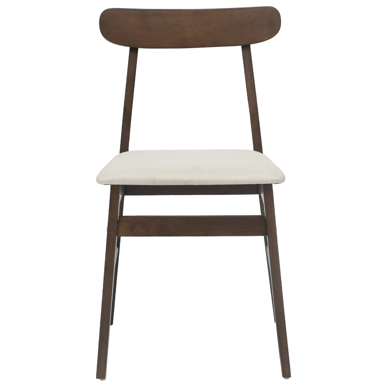 Sedia Da Pranzo 2 Pcs Marrone Chiaro E Chiaro - Image 5