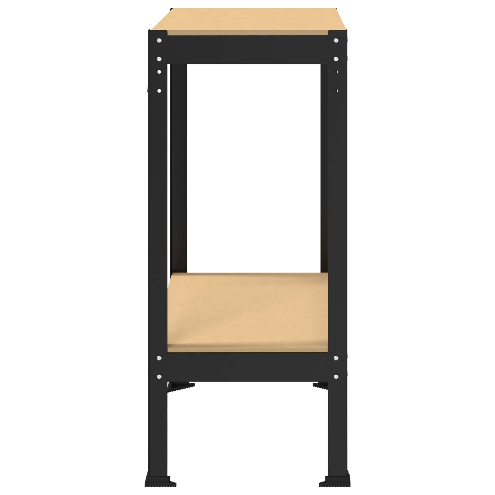 Banchi Da Lavoro Nero 81 X 41 X 145 Cm Legno Multistrato - Image 6