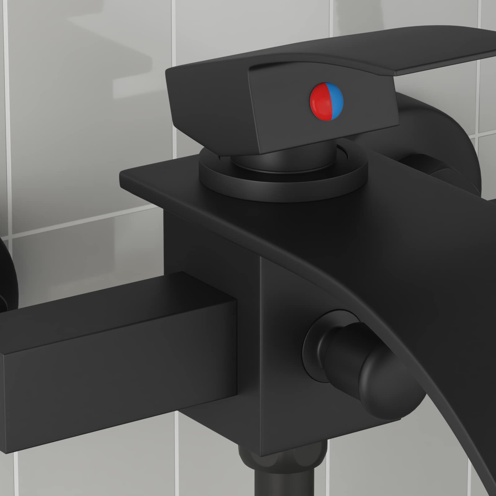 Miscelatore Doccia Nero G 1 / 2 Pollici - Image 3