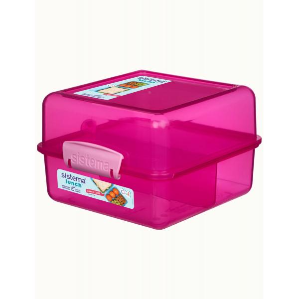 Sistema Plastics Sistema 31735, Box, Rechteckig, 1,4 L, Pink, Kunststoff, Neuseeland