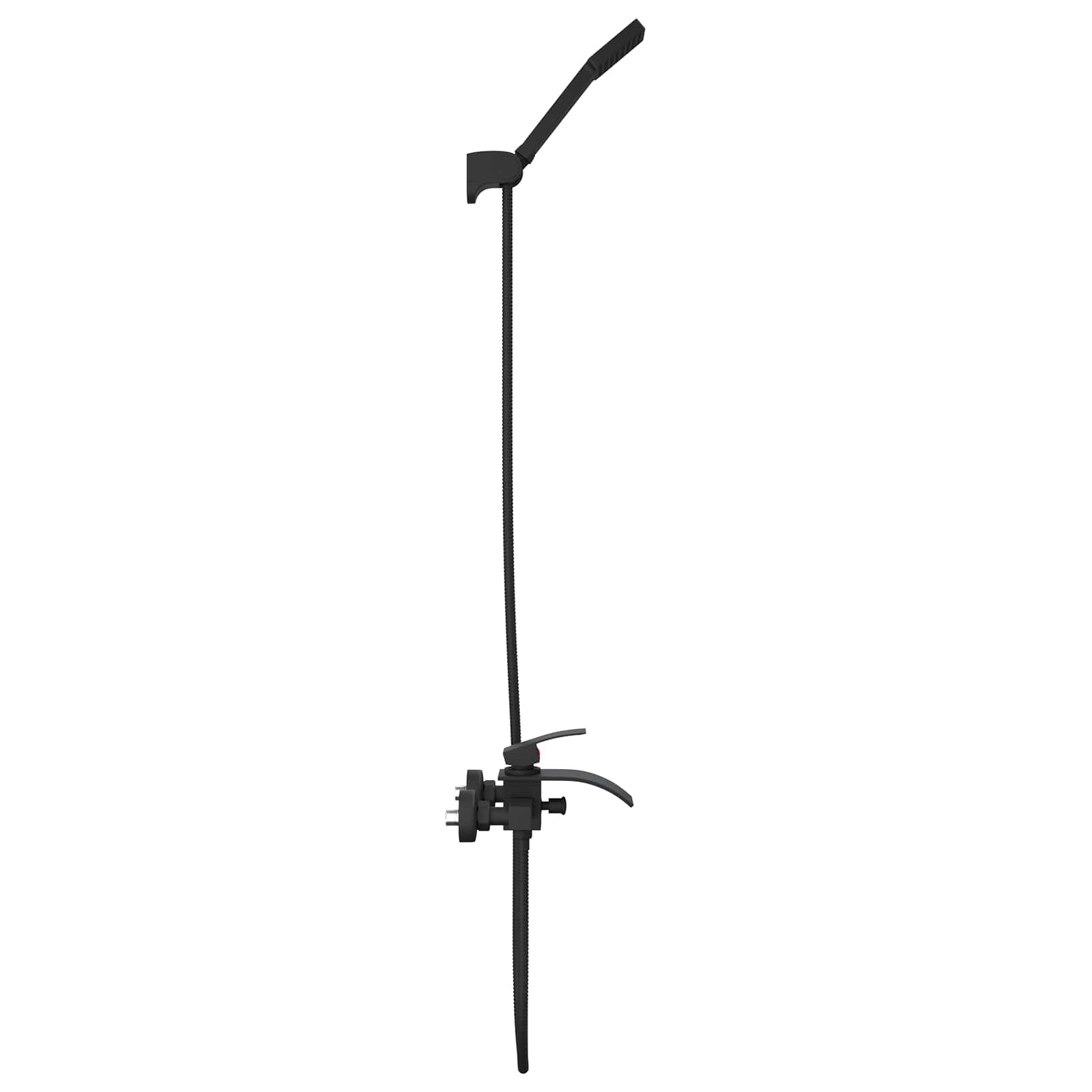 Set Di Doccia Con Soffione Nero G 1 / 2 Pollici - Image 4